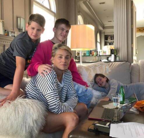 Quinn Kelly Stone with his Family.